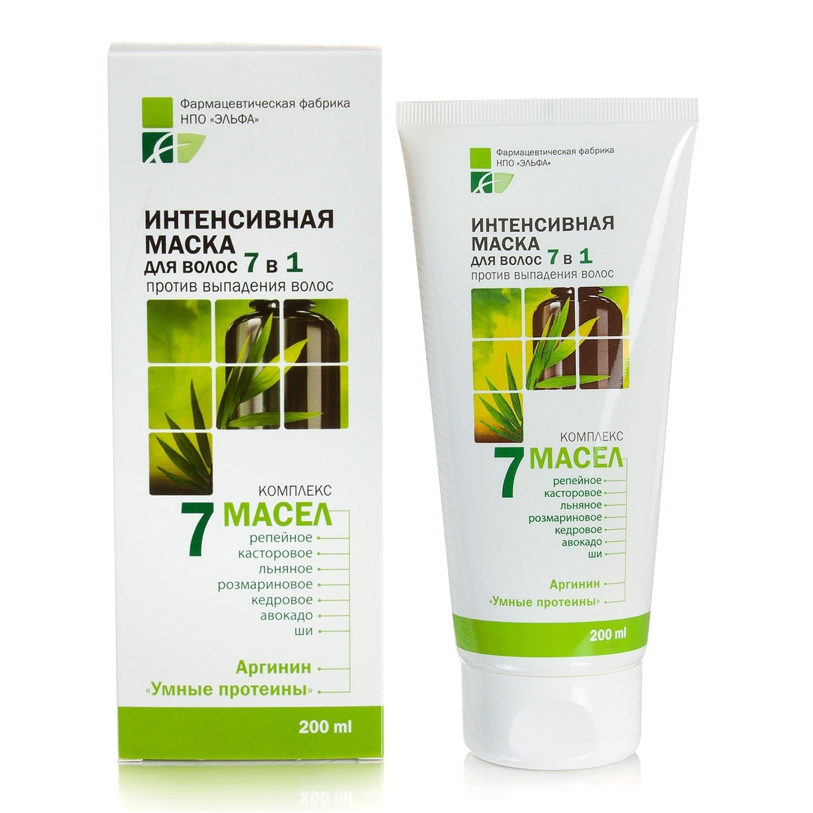 Маска для волос Elfa Pharm 7в1 Интенсивная 200 мл фото 1