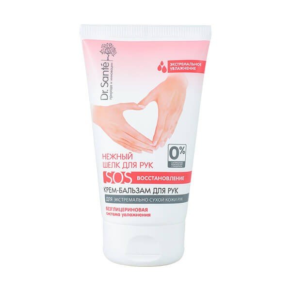 Крем-бальзам для рук Dr. Sante Нежный шелк SOS восстановление 150 мл фото 1