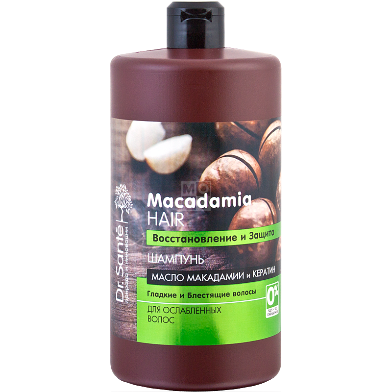 Шампунь для волос Dr. Sante Macadamia Hair 1 л фото 1
