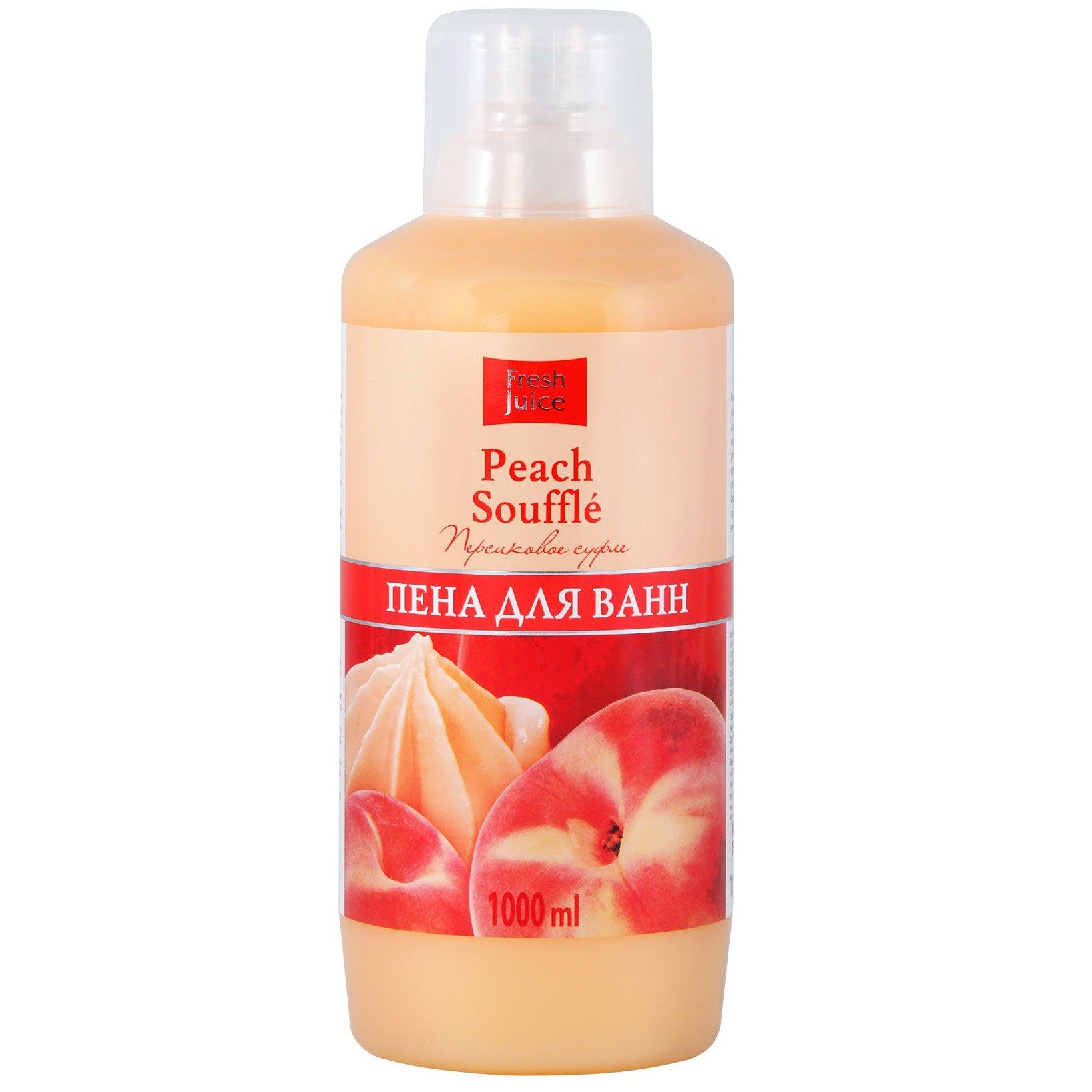 Пена для ванны Fresh Juice Peach Soufflé 1000 мл фото 1