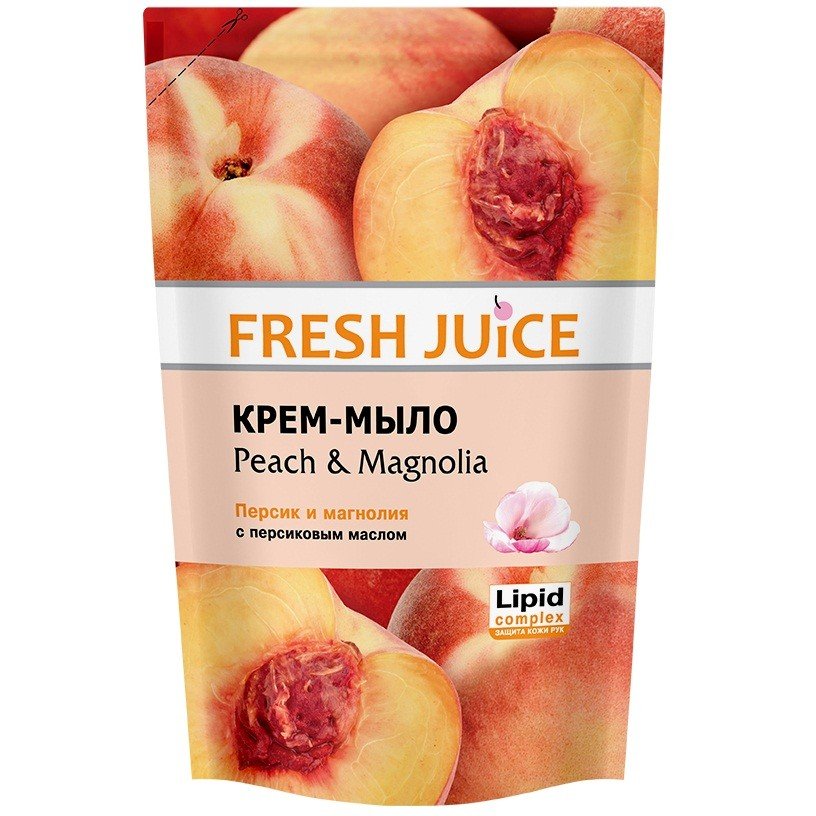 Жидкое гель-мыло Fresh Juice Персик дой-пак 460 мл фото1