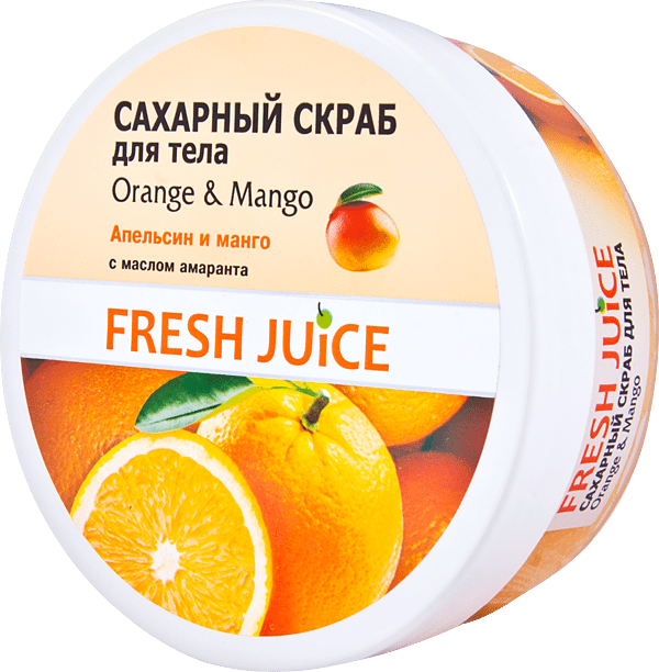 Скраб для тіла Fresh Juice Orange & Mango Цукровий 225 млфото1