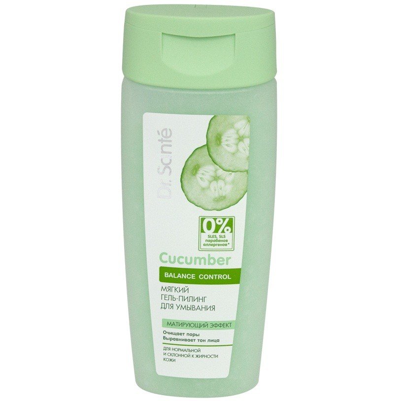 Гель-пілінг для обличчя Dr.Sante Cucumber 200 млфото1