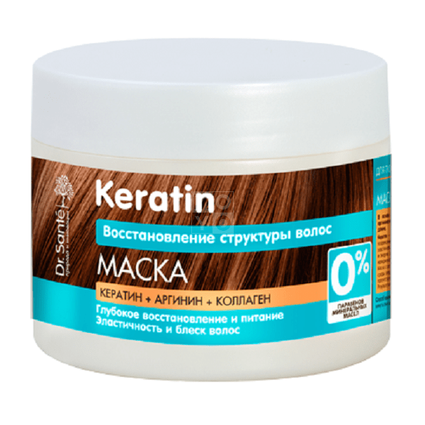 Маска для волосся Dr. Sante Keratin 300 млфото1