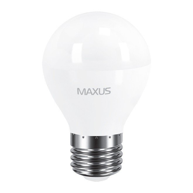  Світлодіодна лампа MAXUS G45 F 8W 4100K 220V E27 (1-LED-5414) фото