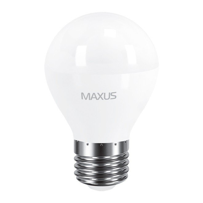  Світлодіодна лампа MAXUS G45 F 8W 4100K 220V E27 (1-LED-5414) фото1