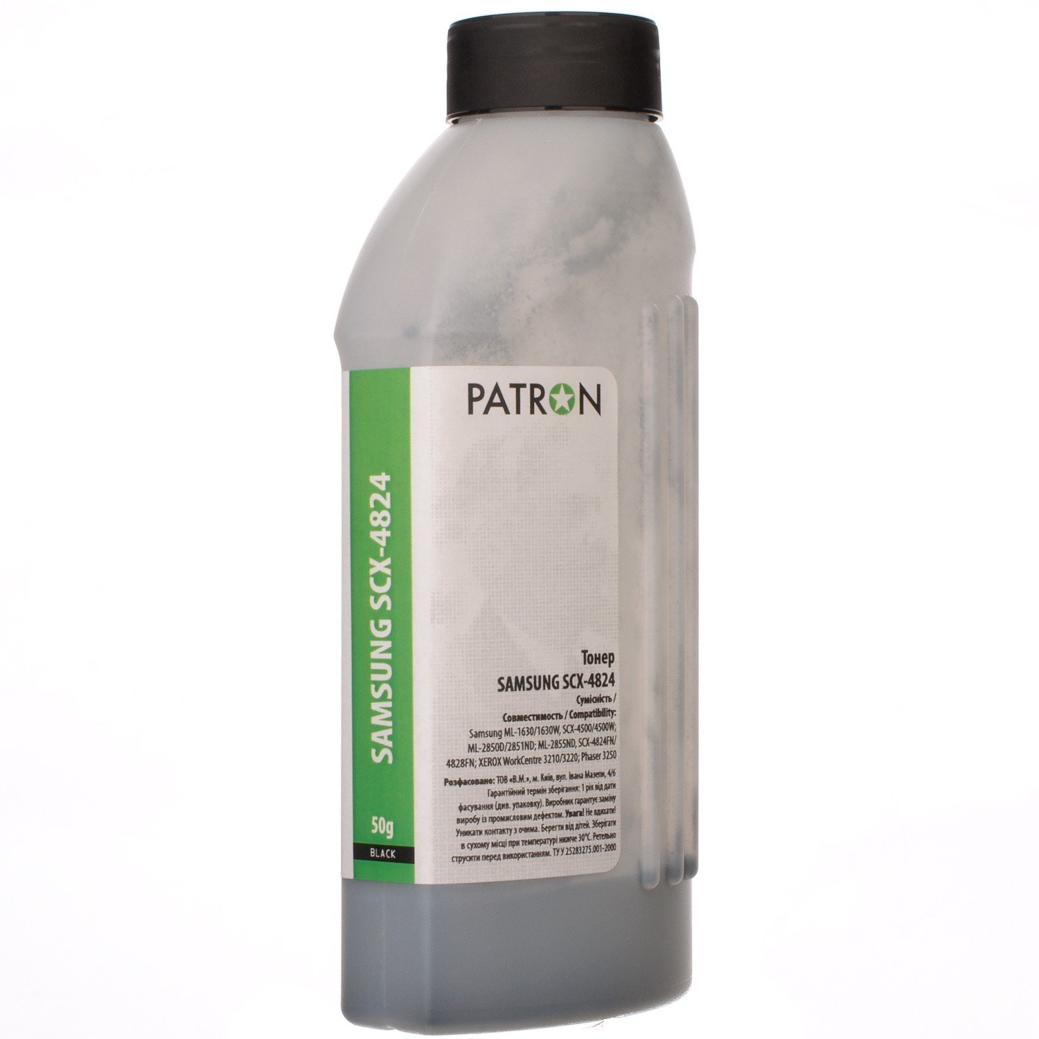 Тонер лазерный PATRON для Samsung SCX-4824 флакон 50 г (T-PN-SSCX4824-050) фото1