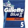 Бритви одноразові Gillette Blue II Plus 5 шт