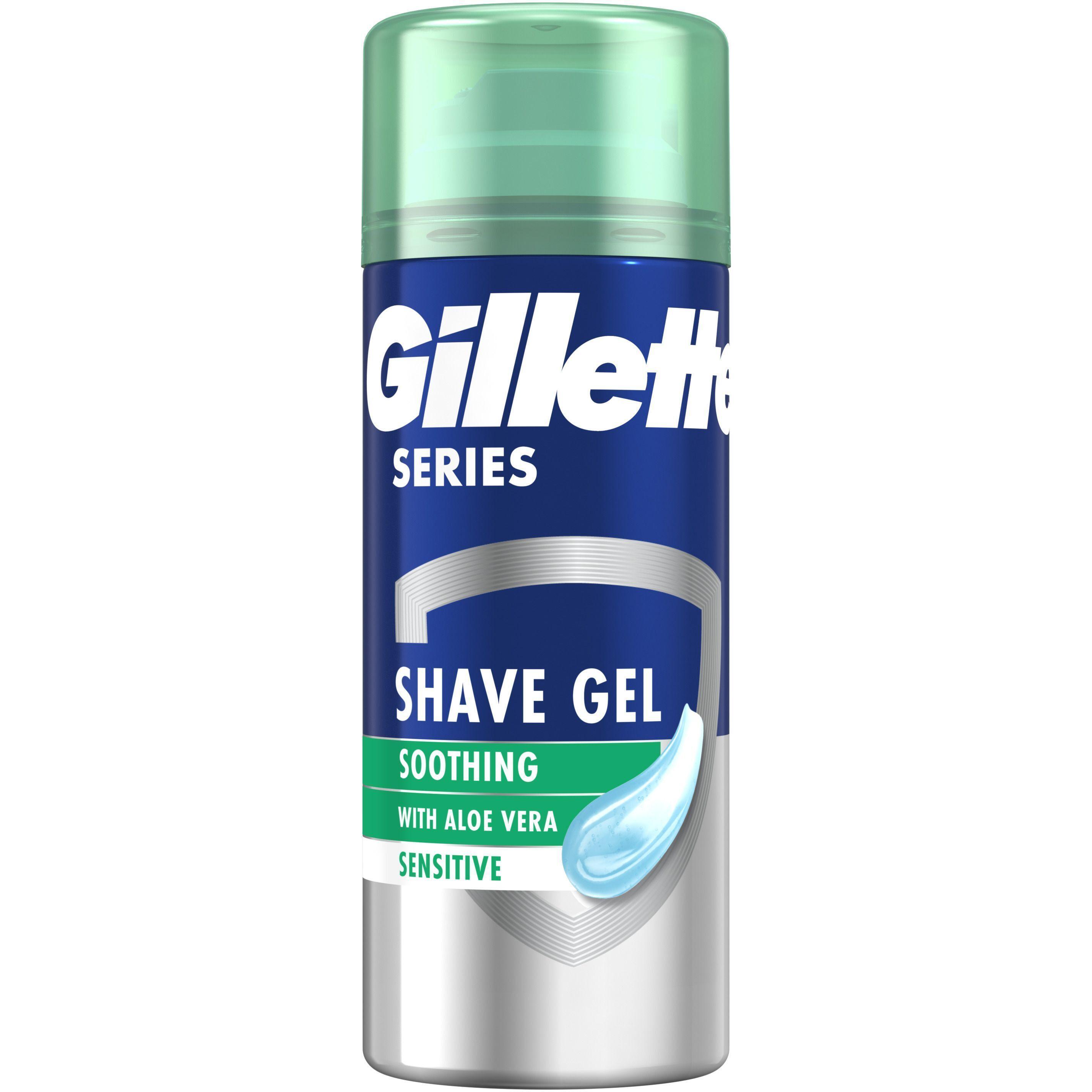 Гель для бритья Gillette Series Sensitive Skin для чувствительной кожи 75 мл фото 1