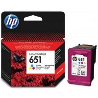 Картридж струйный HP No.651 DJ Ink Advantage 5575/5645/OfficeJet 202 Tri-color, 300 стр (C2P11AE)