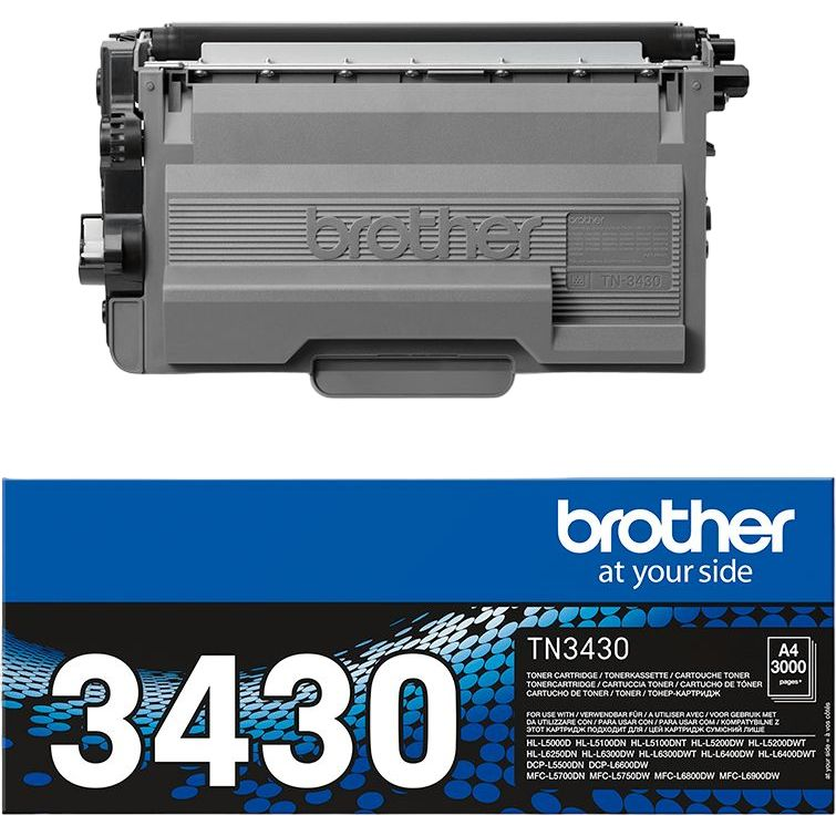 Картридж лазерний Brother HL-L5000/5100/6250, DCP-L5500, MFC-L5700,3 000стор (TN3430)фото