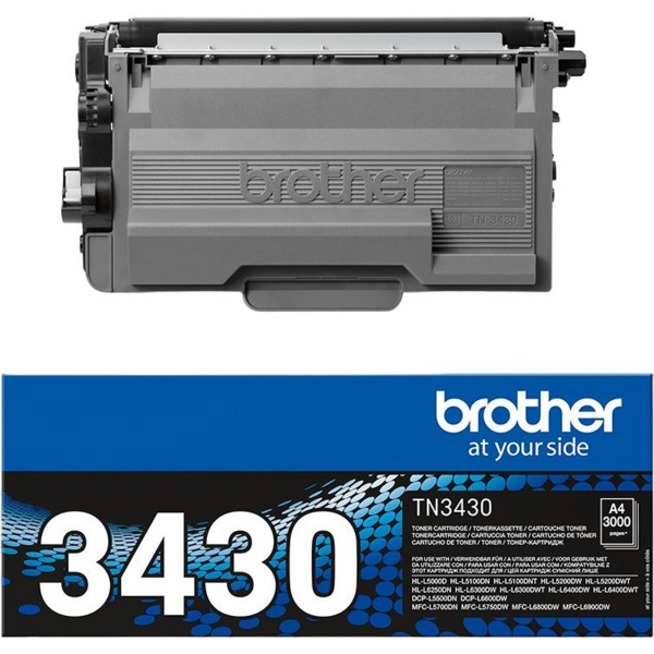 

Картридж лазерный Brother HL-L5000/5100/6250, DCP-L5500, MFC-L5700,3 000стр (TN3430)