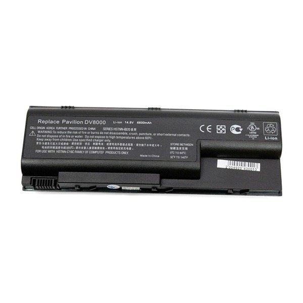 Аксессуар к ноутбуку Drobak Аккумулятор для ноутбука HP DV8000/Black/14,8V/6600mAh/12Cells (100 997) фото 