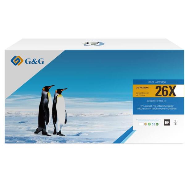 

Картридж лазерный G&G для HP LJ Pro M402d/M402dn/M402n/ M426dw/M426fdn/M426fdw, 9000 стр (G&G-CF226X)