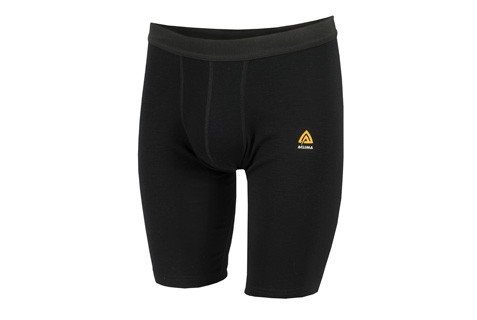 Термотрусы мужские Aclima WarmWool 200 Long Shorts Jet Black M фото 1