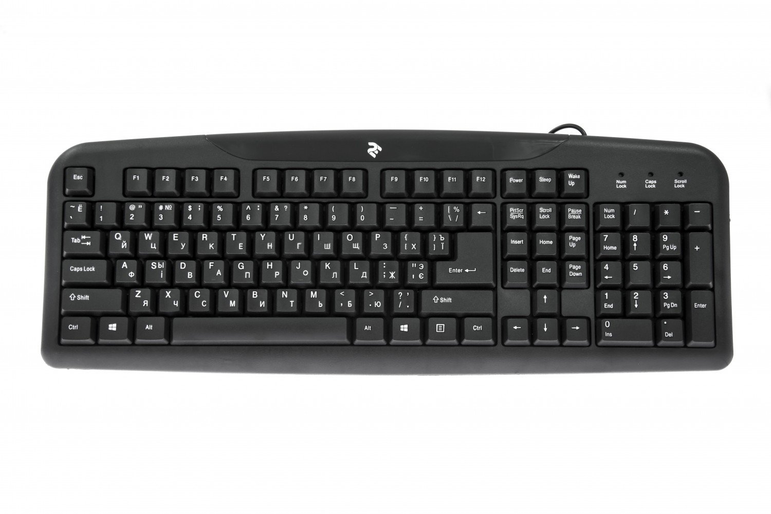 Клавиатура 2E KS 101 USB Black (2E-KS101UB) фото 