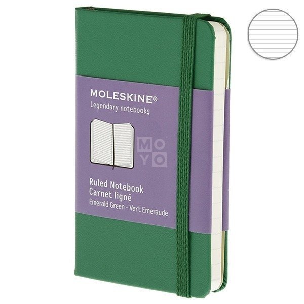 Записная книга Молескін Волант Classic мини / линейка зеленый (MP710K2) фото 