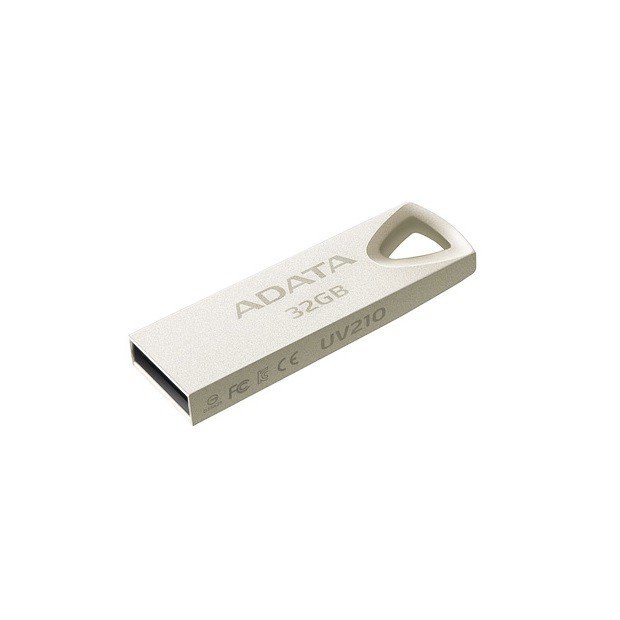  Накопичувач USB 2.0 ADATA UV210 32GB Metal Silver (AUV210-32G-RGD) фото1