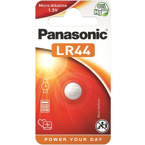 Акція на Батарейка Panasonic LR44 BLI 1 (LR-44EL/1B) від MOYO