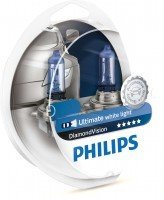 Лампа галогеновая Philips H3 Diamond Vision (12336DVB1)