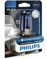 Лампа галогеновая Philips H1 Diamond Vision (12258DVB1)