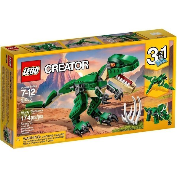 Акція на LEGO 31058 Creator Грозный динозавр від MOYO