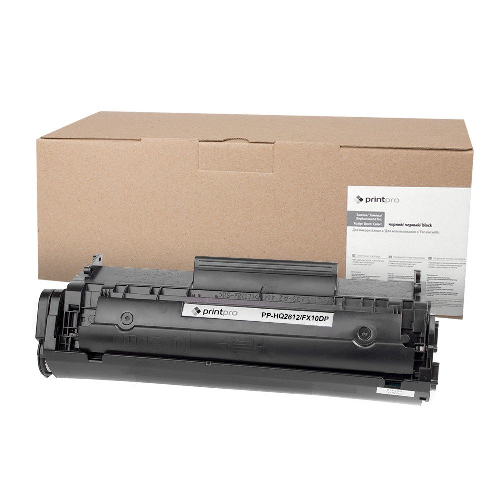 Картридж лазерний Print Pro для HP, Q2612AF/Canon FX-10 LJ 1010 DUAL PACK (PP-HQ2612/FX10DP) фото1