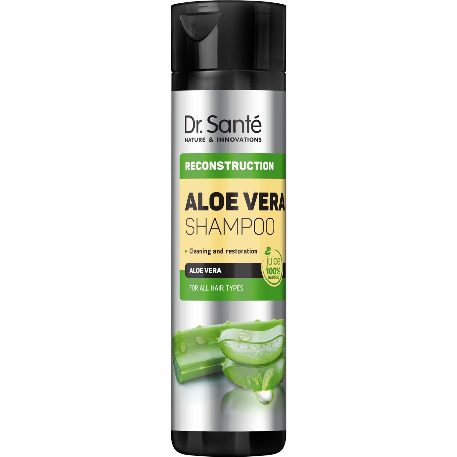 Шампунь для волосся Dr. Sante Aloe Vera Реконструкція 250 мл фото1
