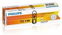 Лампа розжарювання Philips WB T5, 10шт/картон (12521CP)