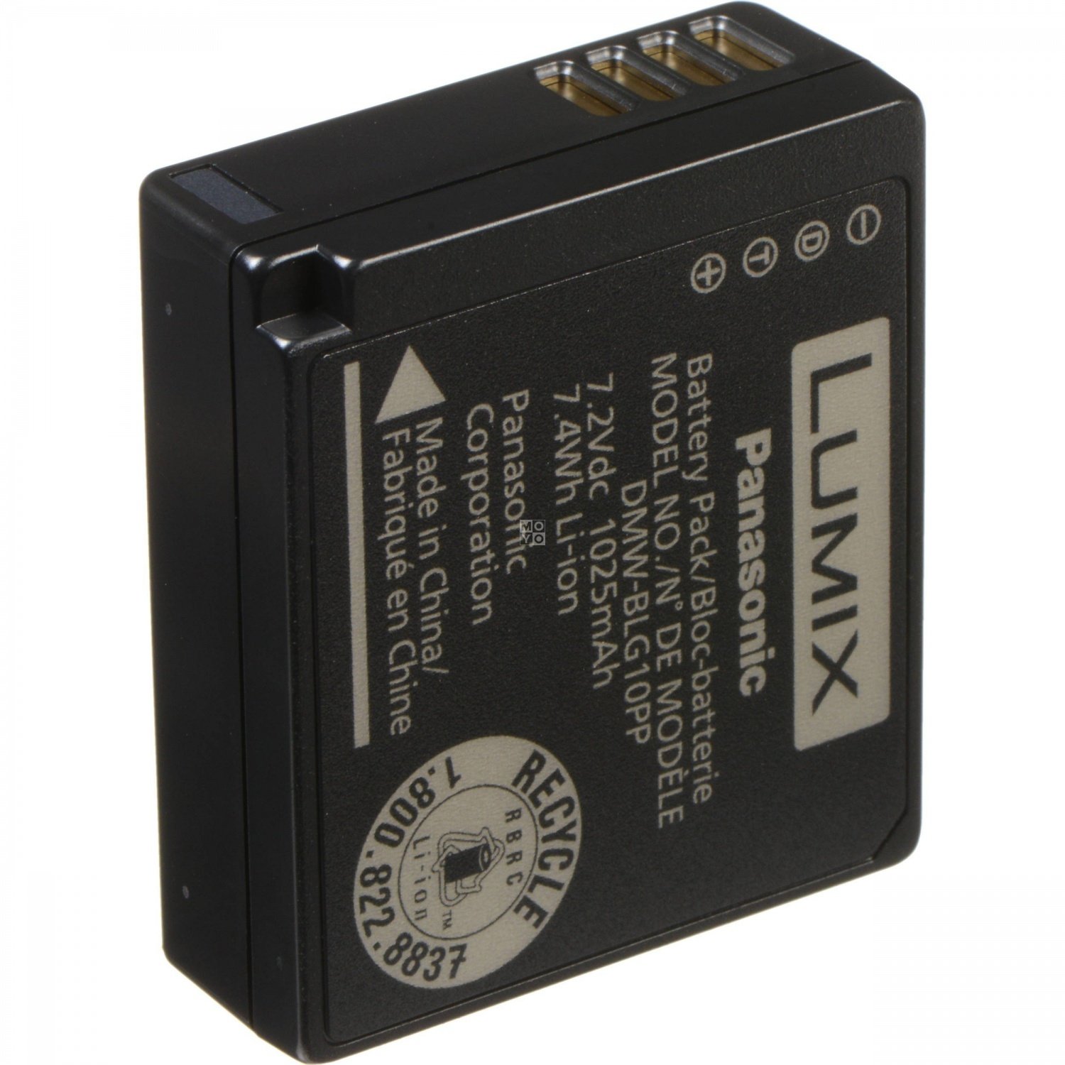 Аккумулятор Panasonic DMW-BLG10E для GX80, LX100, TZ80, TZ100 (DMW-BLG10E) фото 