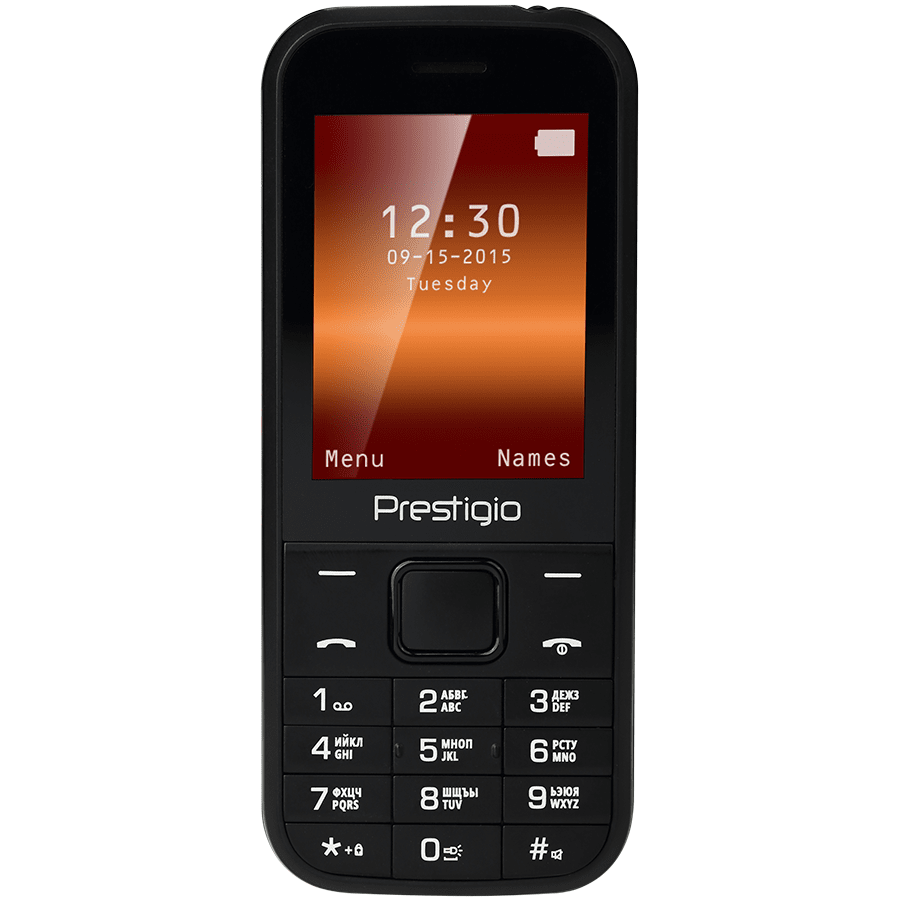 Мобильный телефон Prestigio Wize C1 1240 DS Black фото 1