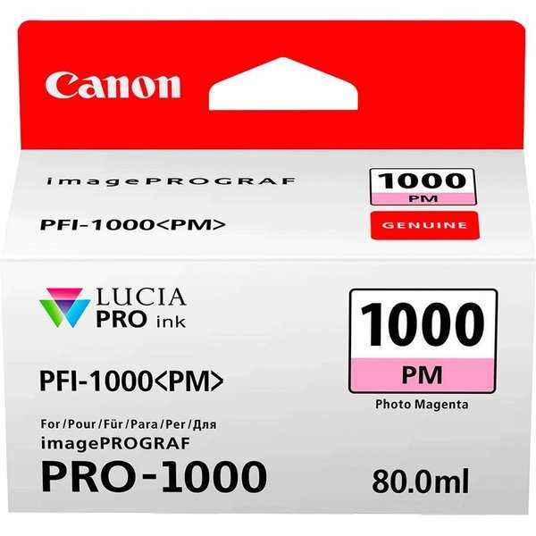 Акція на Картридж струйный CANON PFI-1000PM Photo Magenta (0551C001) від MOYO