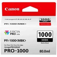 Картридж струйный CANON PFI-1000MBk Matte black (0545C001)