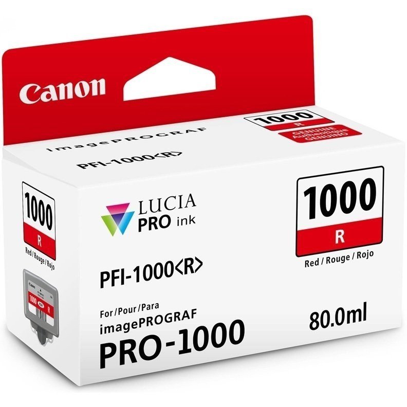 Картридж струйный CANON PFI-1000R Red (0554C001) фото 