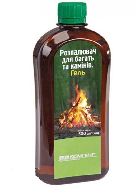 

Разжигатель для костров и каминов КЕМПІНГ гелеевый 0,5 л