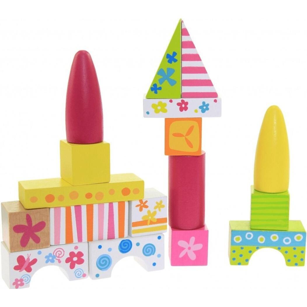 Конструктор дерев'яний goki Susibelle 50 деталей (58499)фото1