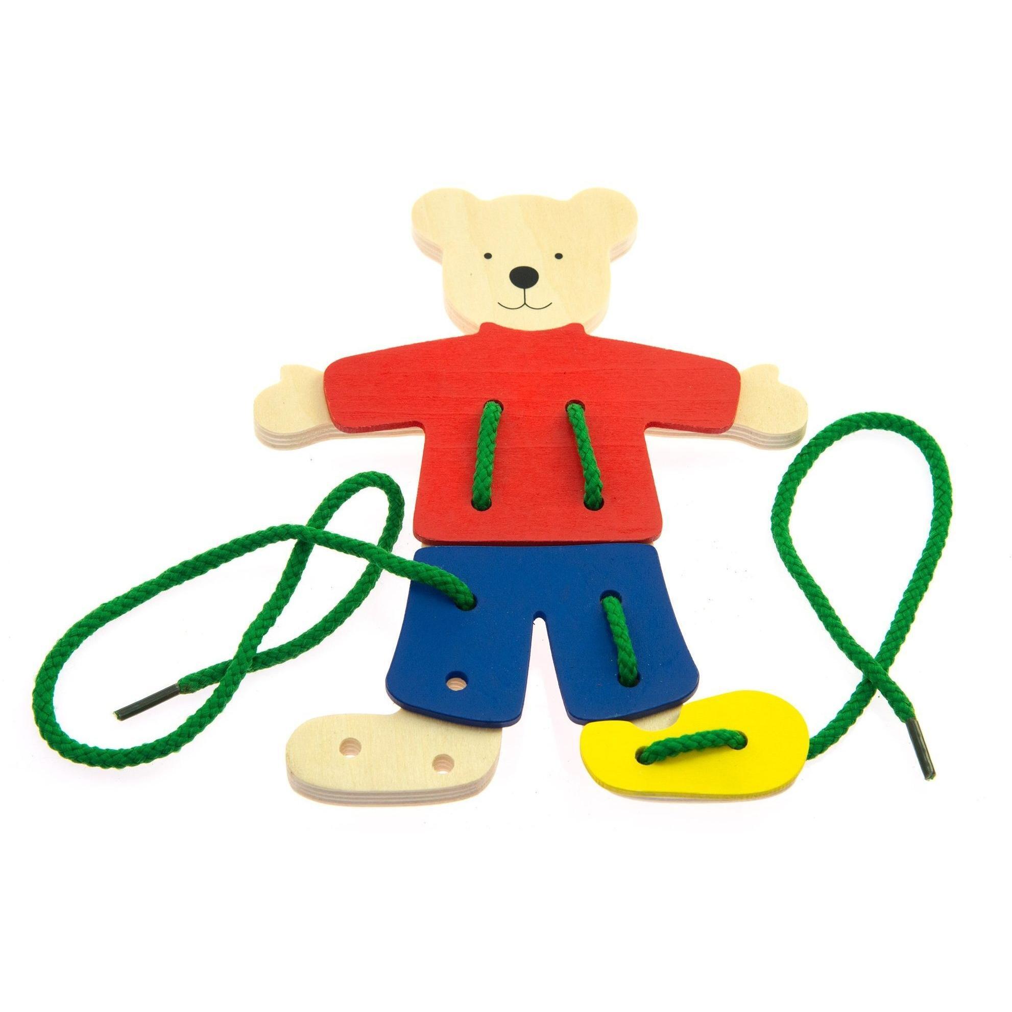 Шнуровка goki Медведь с одеждой (58929) фото 1