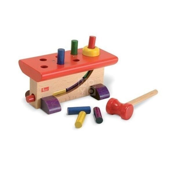 

Сортер с молоточком деревянный Nic Хау-раус (NIC64423)