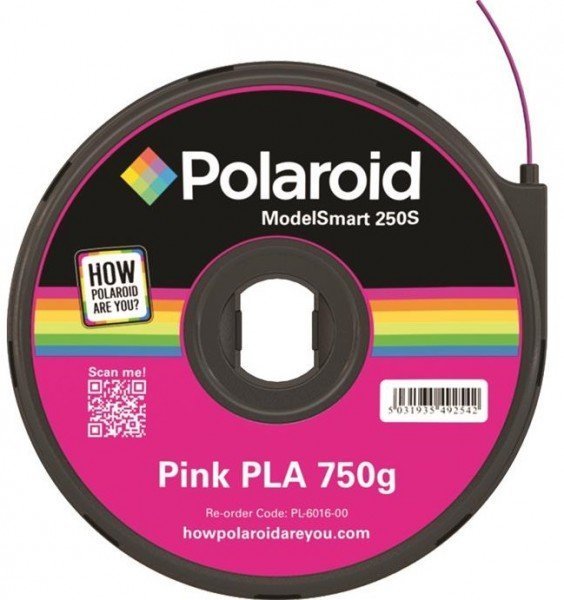 

Картридж с нитью Polaroid 1.75мм/0.75кг PLA ModelSmart 250s Розовый