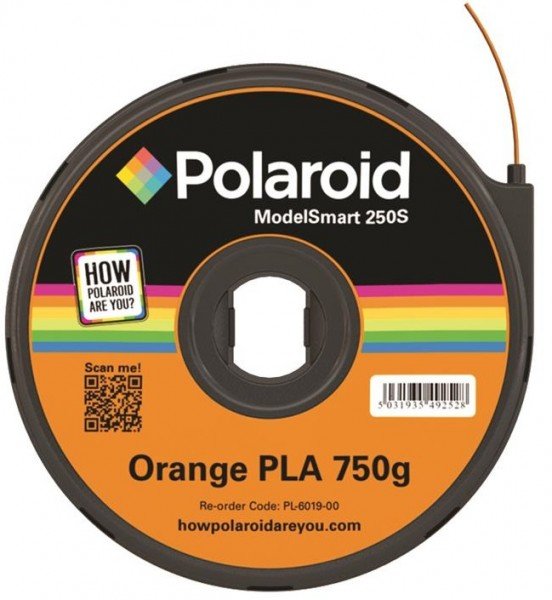 

Картридж с нитью Polaroid 1.75мм/0.75кг PLA ModelSmart 250s Оранжевый