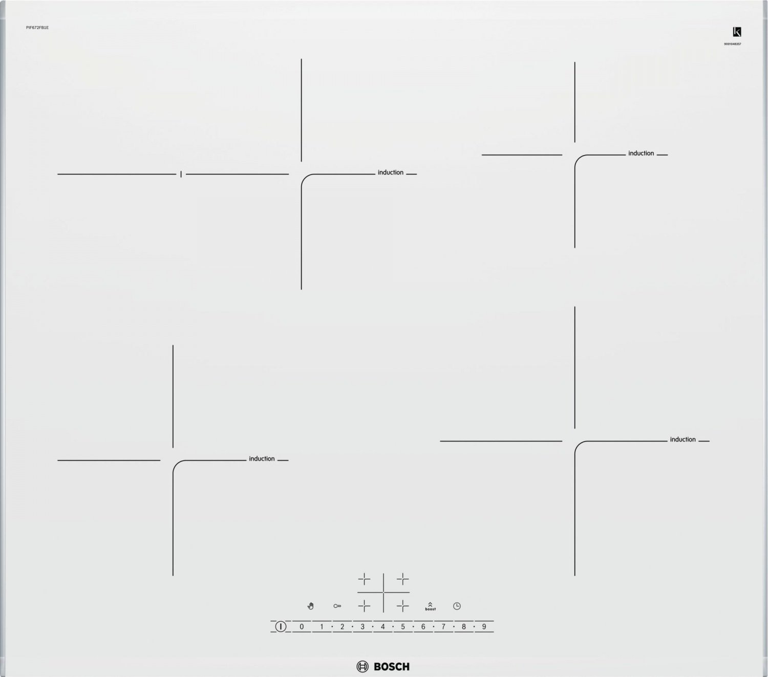 Варочная поверхность индукционная Bosch PIF672FB1E фото 