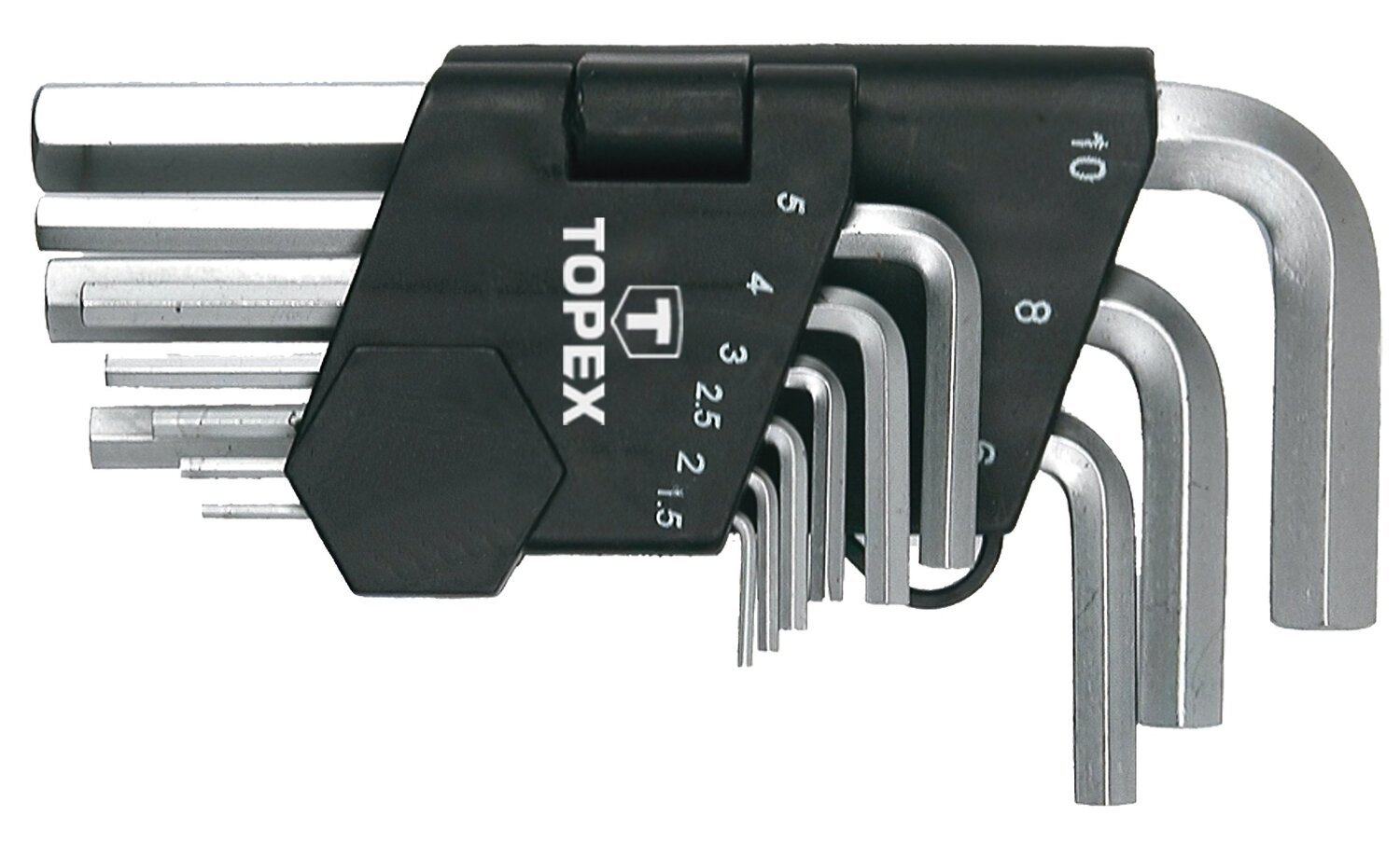 Набор ключей шестигранных TOPEX HEX 9шт (35D955) фото 