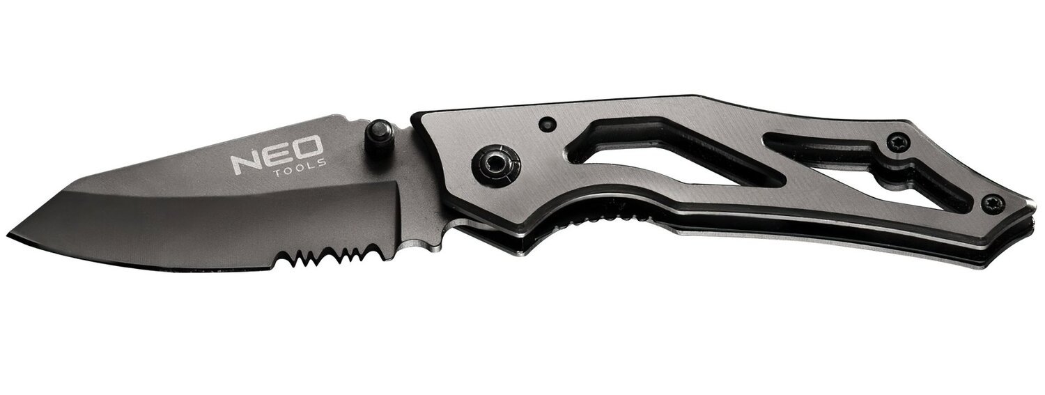 Нож строительный Neo Tools с фиксатором (63-025) фото 