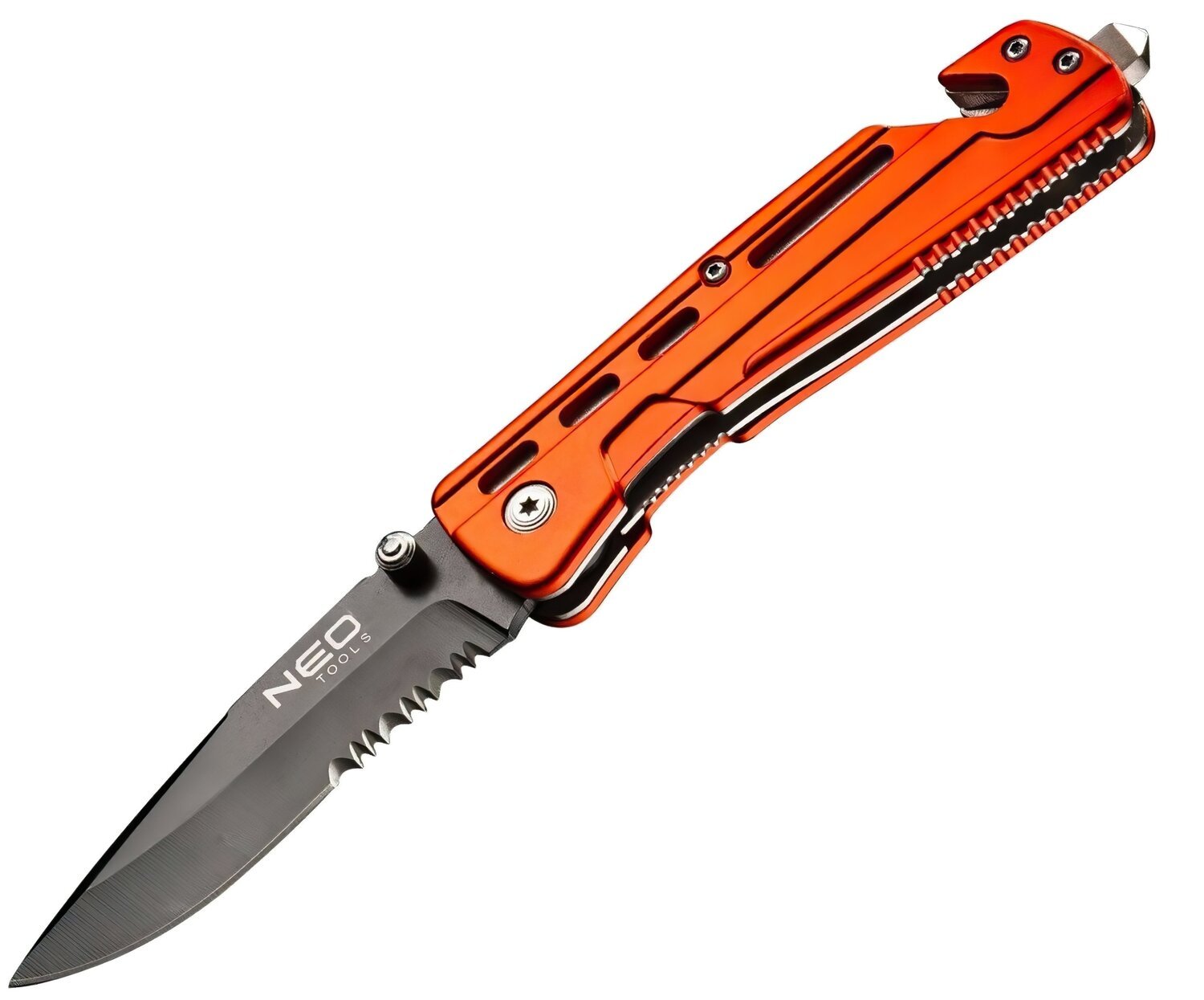 Нож строительный Neo Tools с фиксатором (63-026) фото 
