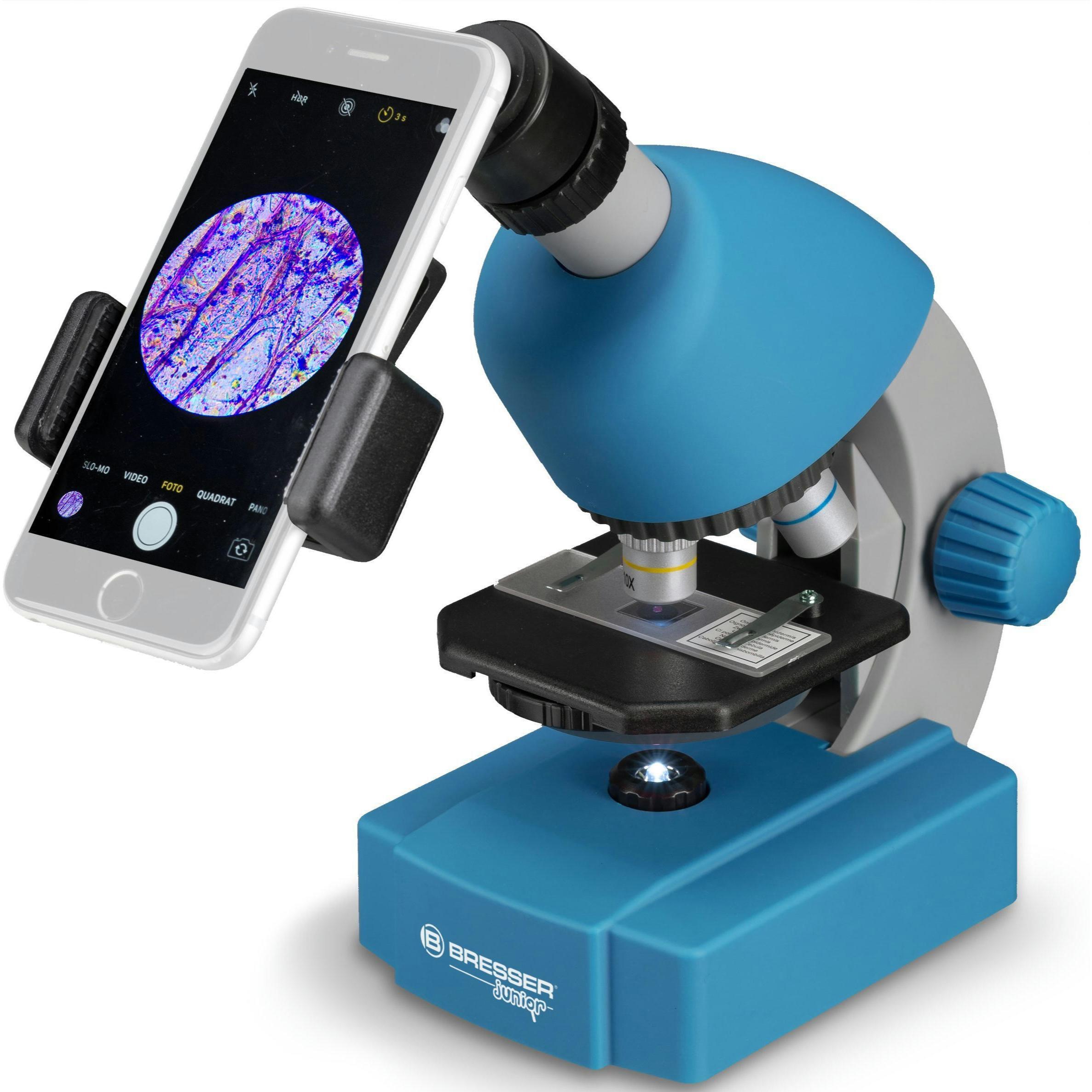 Мікроскоп Bresser Junior 40x-640x Blue (8851300WXH000)фото1