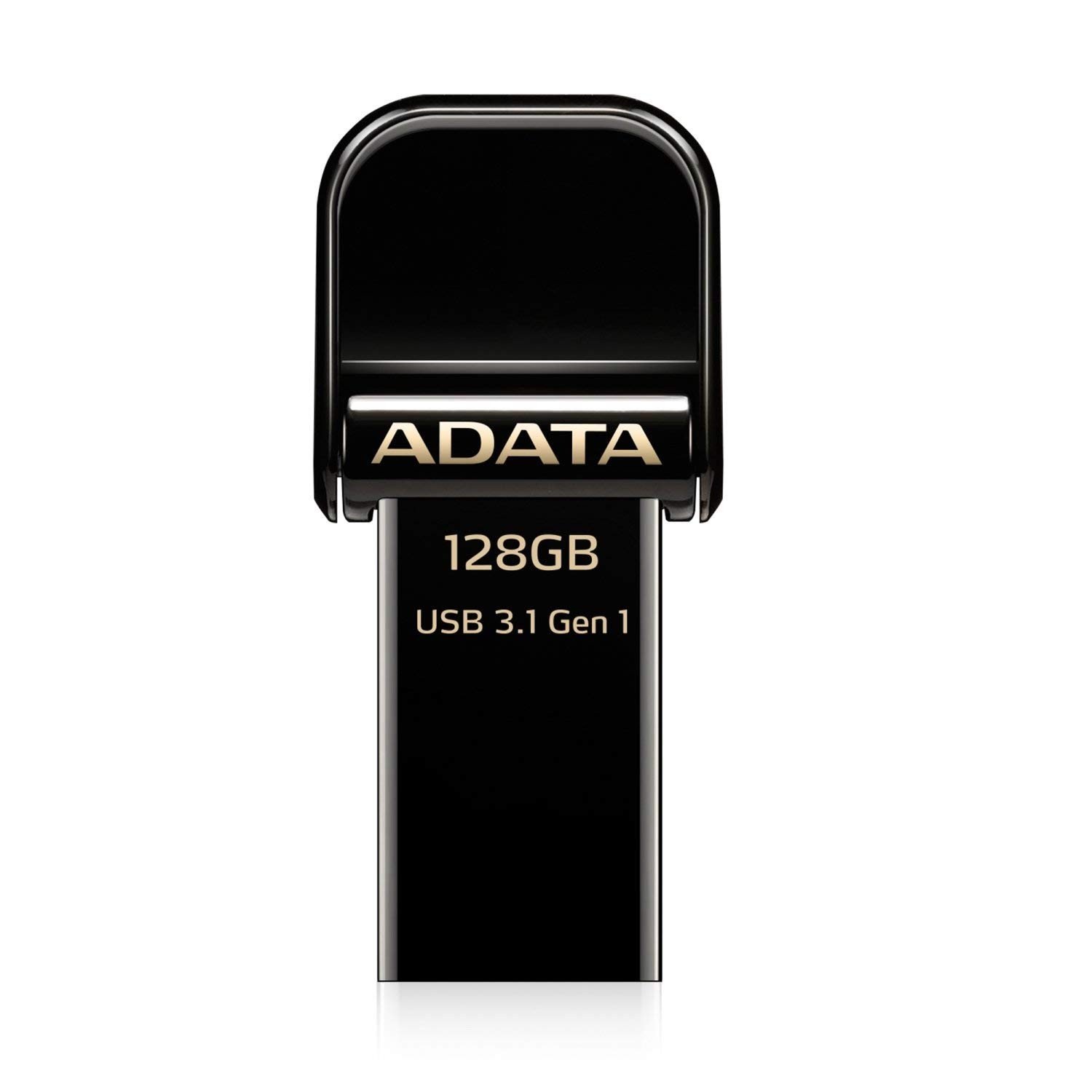 Накопитель USB ADATA 128GB USB 3.1 Gen1 /Lightning Apple I920 Black фото 1