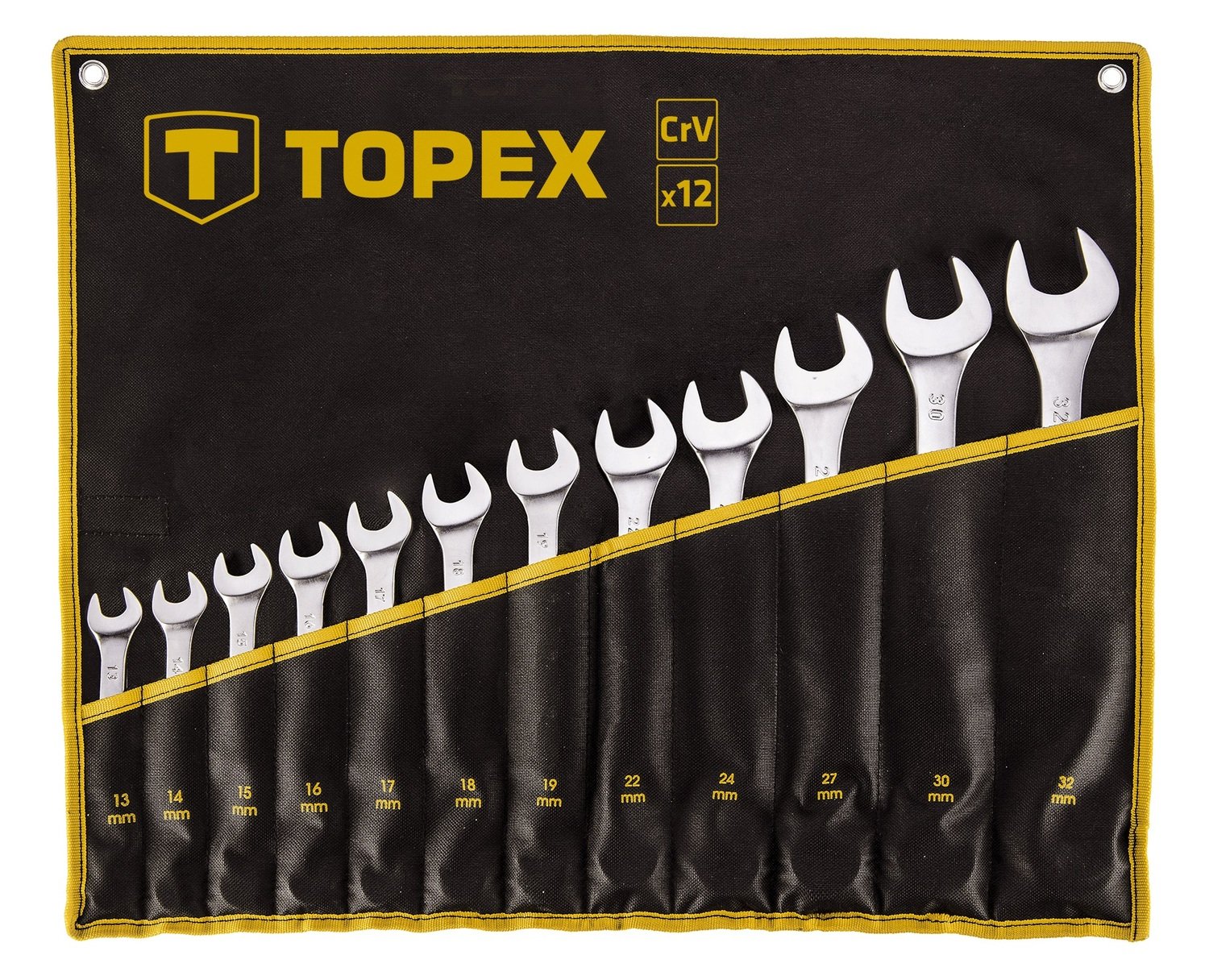 Набор ключей комбинированных TOPEX 35D758 13-32мм 12шт. фото 