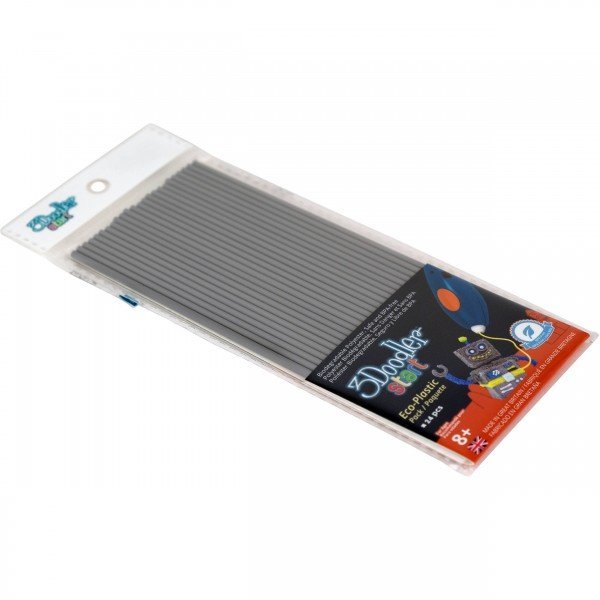 

Набор стержней для 3D ручки 3Doodler START серый, 24 шт (3DS-ECO08-GREY-24)