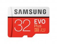 Карта пам'яті SAMSUNG microSDHC 32GB Class 10 UHS-I R80/W20MB/s Evo Plus + SD-адаптер (MB-MC32GA/RU)