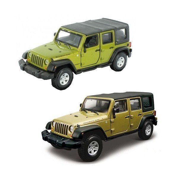 Автомодель Bburago Jeep Wrangler Rubicon (1:32), (18-43012)фото